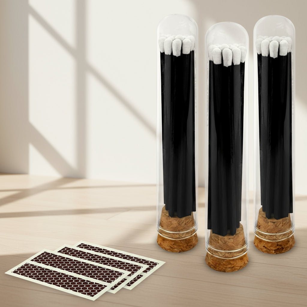 4" Tuxedo Matches + Strikers