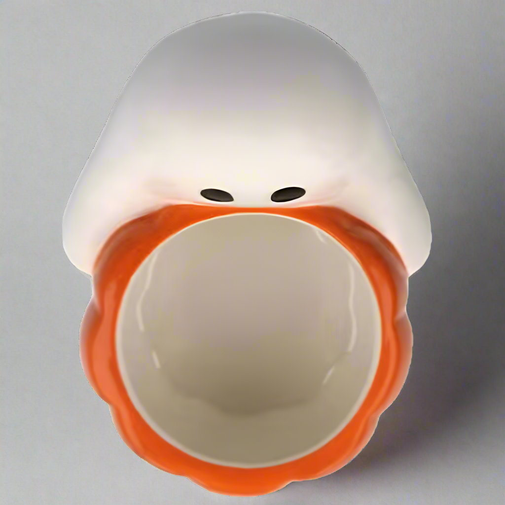 Ghost with Pumpkin Candle Holder
